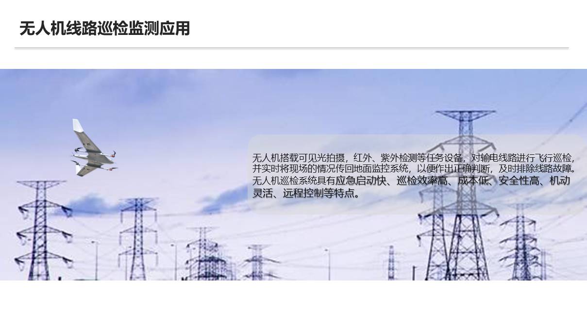 无人机电力应用方案