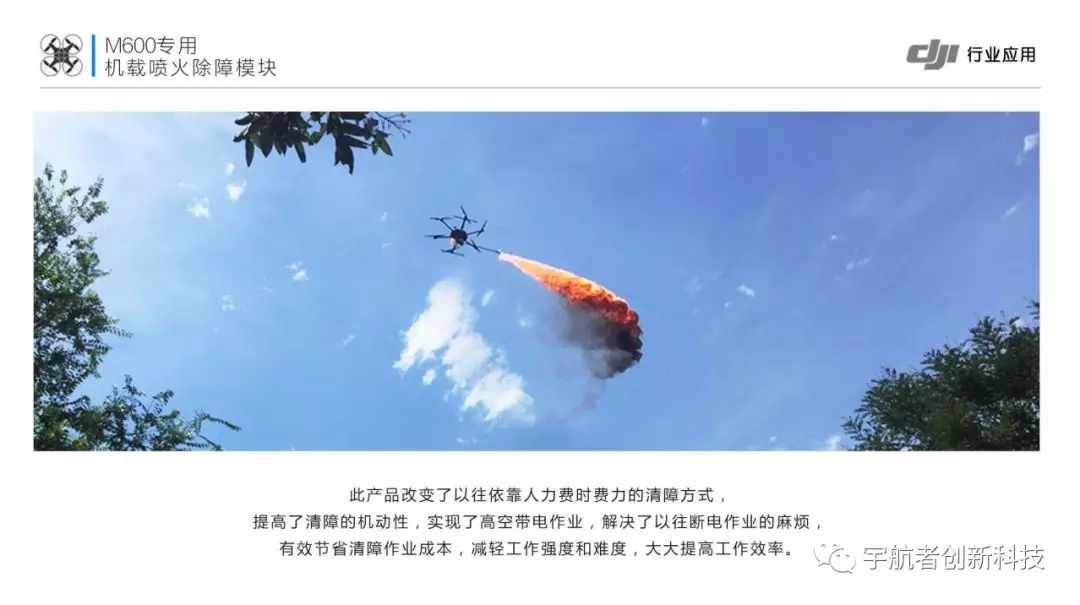 无人机机载喷火